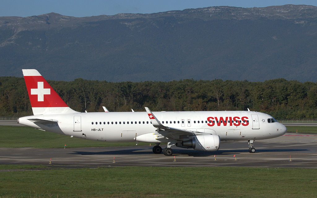 SWISS HB JLT Airbus A320 214WL Grenchen at Geneva International Airport