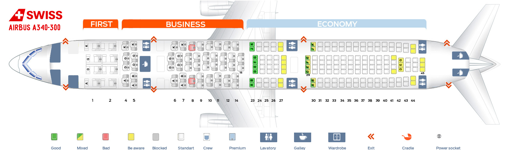 Airbus A340 Seating Chart Iberia