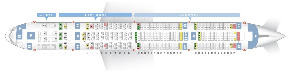 Seat Map and Seating Chart Boeing 777 300ER SWISS