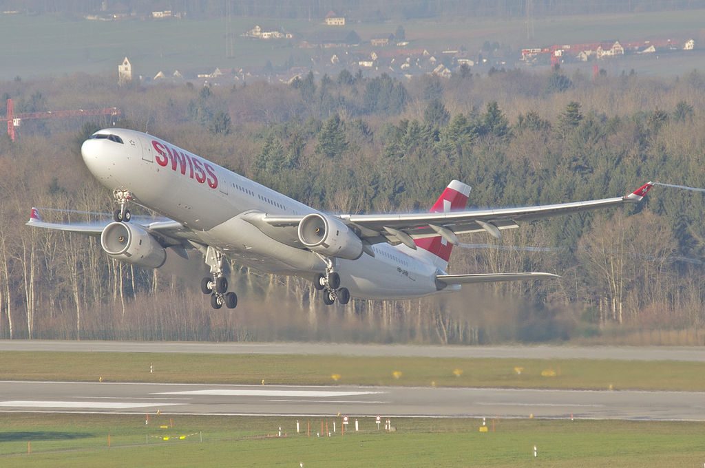 Swiss Airbus A330 300 HB JHM at Zurich International Airport ZRH