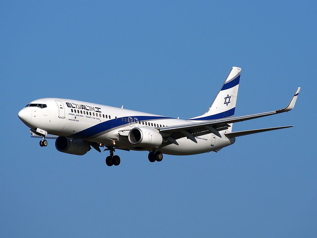 4X EKH El Al Israel Airlines Boeing 737 85PWL Hadera at Amsterdam Airport Schiphol
