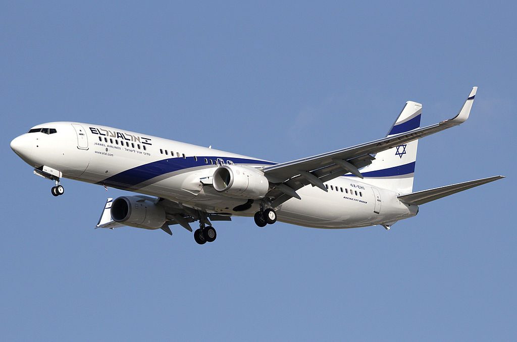 Boeing 737 958ERWL EL AL 4X EHI at Ben Gurion Airport
