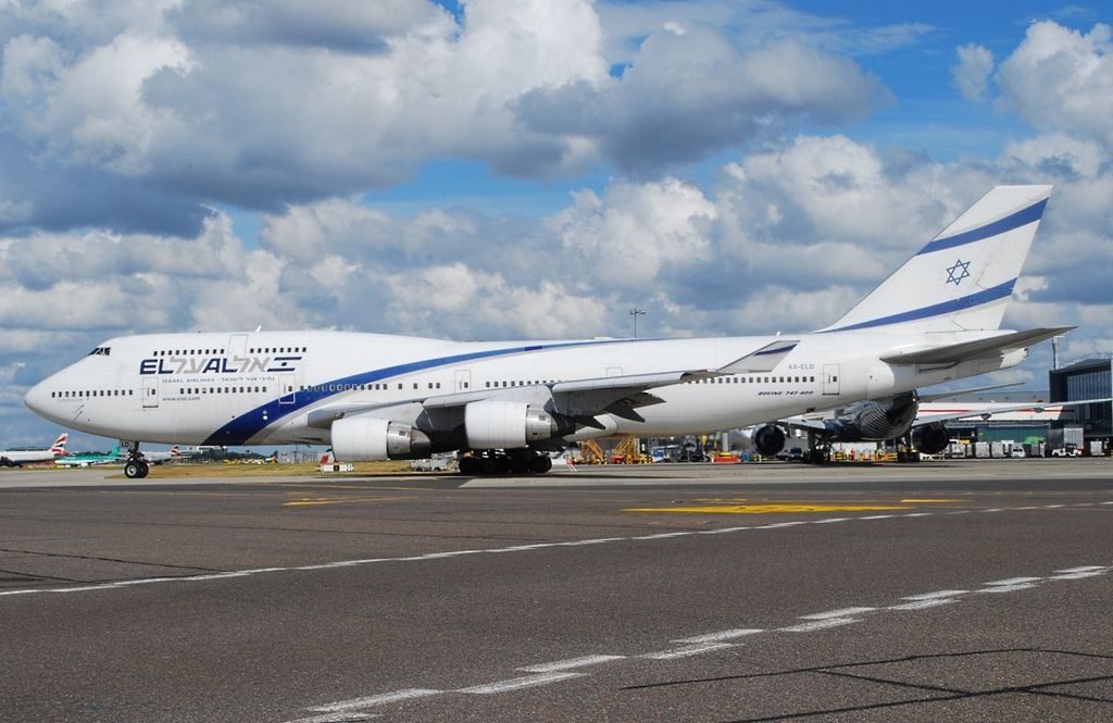 Boeing 747 458 EL AL 4X ELD Jerusalem at London Heathrow Airport