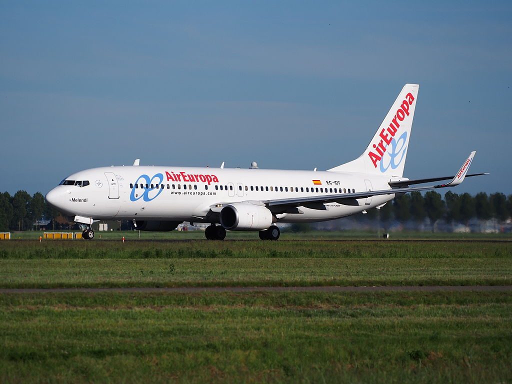 EC IDT Air Europa Boeing 737 86QWL at Amsterdam Schiphol Airport