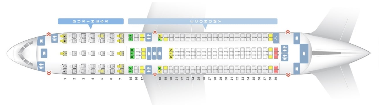 Boeing 767 300er Seating Chart