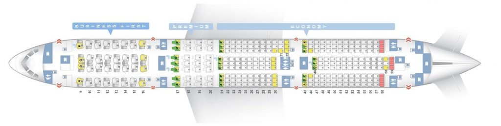 Seat Map and Seating Chart Boeing 787 9 Dreamliner EL AL