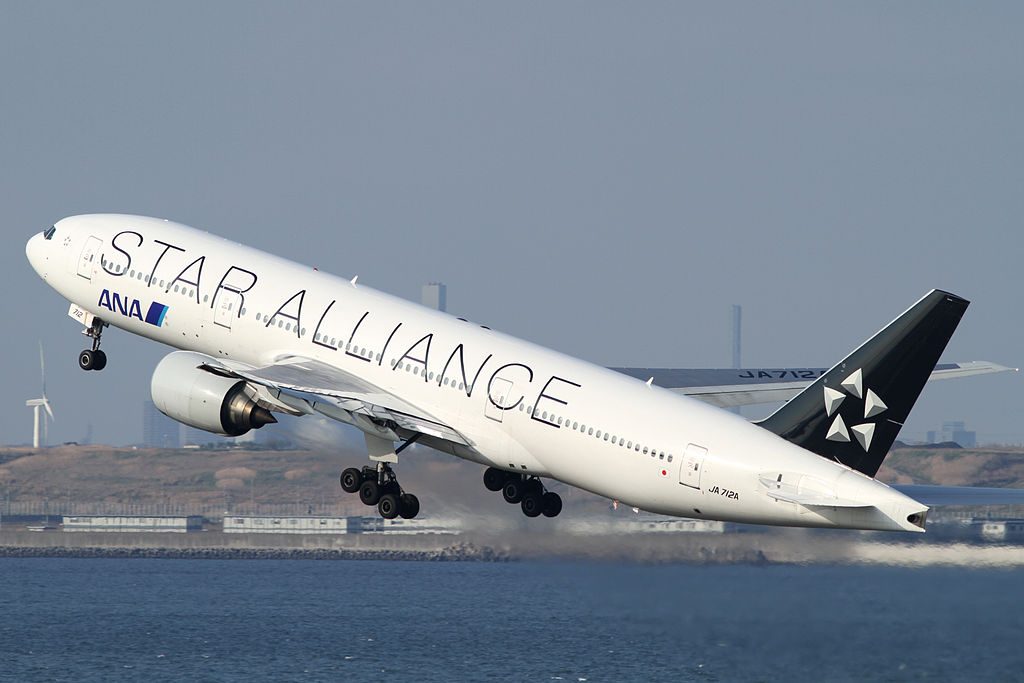 All Nippon Airways ANA Star Alliance Livery Boeing 777 281 JA712A at Tokyo International Airport