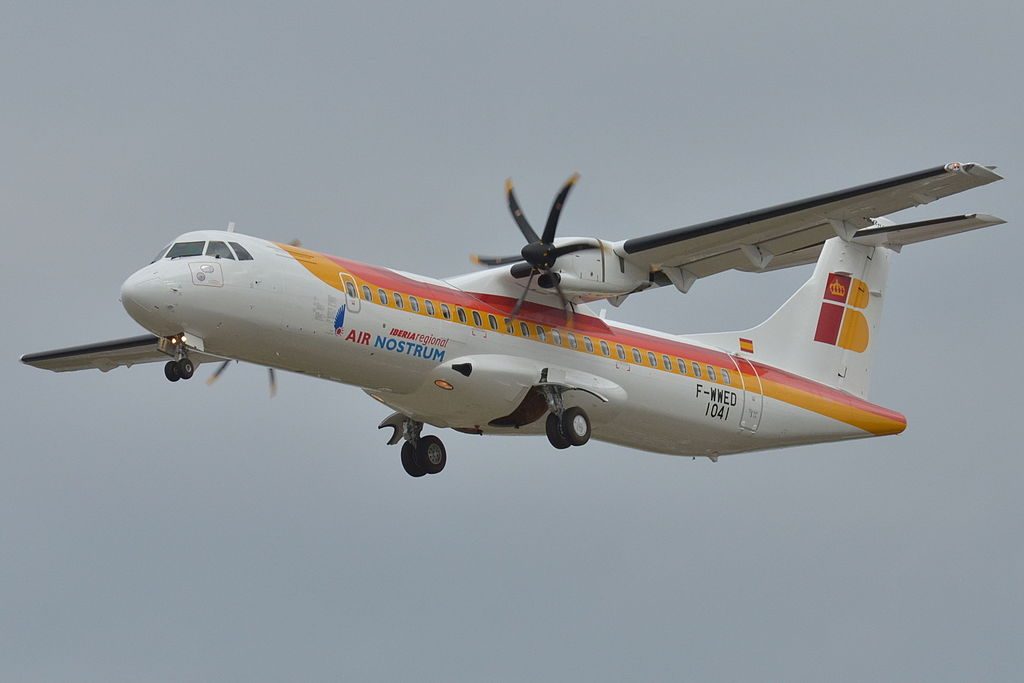 EC LSQ ATR 72 600 Iberia Regional Air Nostrum F WWED at Toulouse Blagnac International Airport