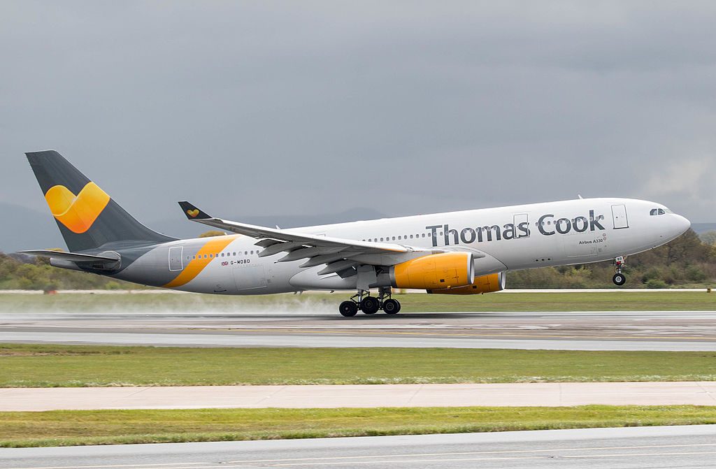 G MDBD Airbus A330 243 Thomas Cook Airlines at Manchester Airport