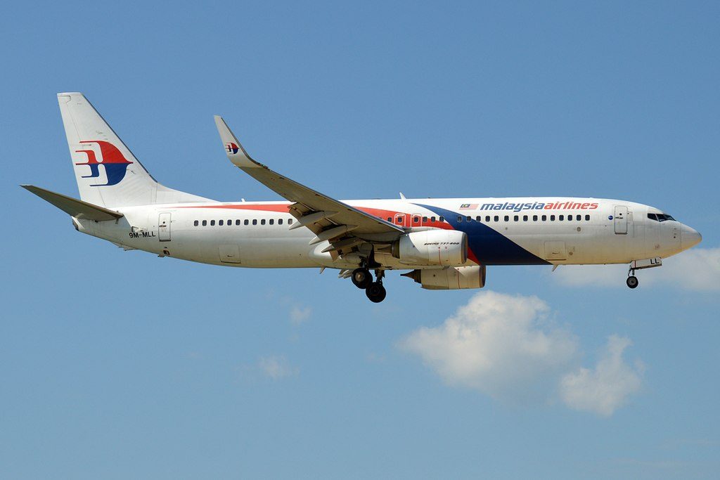 Malaysia Airlines 9M MLL Boeing 737 8FZWL