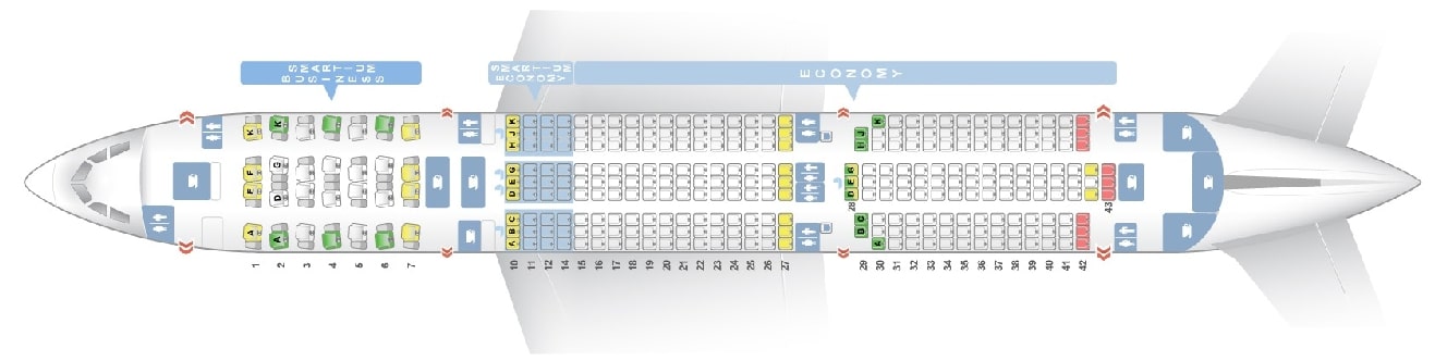 Asiana Airlines Fleet Airbus A350-900 Details and Pictures