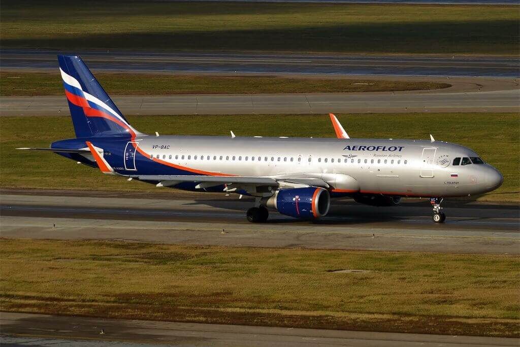 Aeroflot Airbus A320 214WL VP BAC L. Tolstoy Л. Толстой Sheremetyevo International Airport