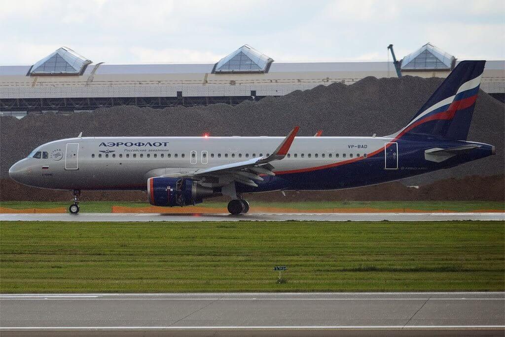 Aeroflot Airbus A320 214WL VP BAD A. Ioffe А. Иоффе at Sheremetyevo International Airport