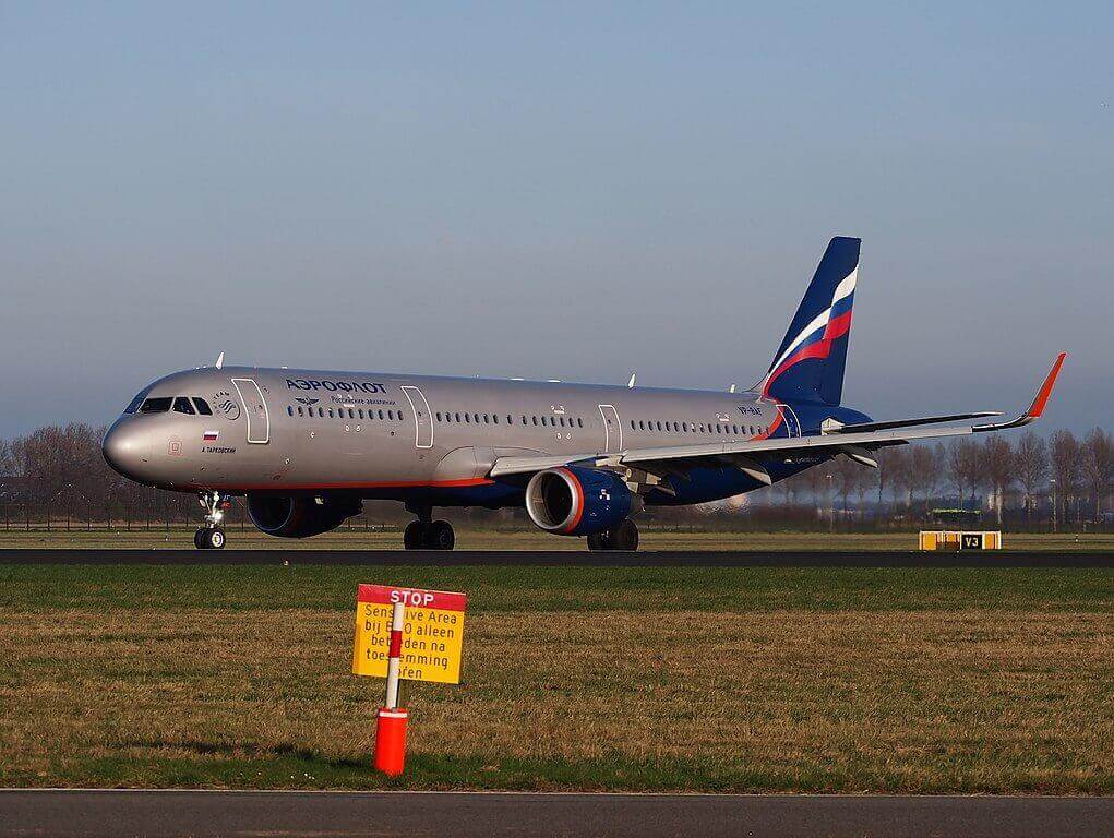 Aeroflot Airbus A321 211WL VP BAF A. Tarkovsky А. Тарковский at Amsterdam Airport Schiphol