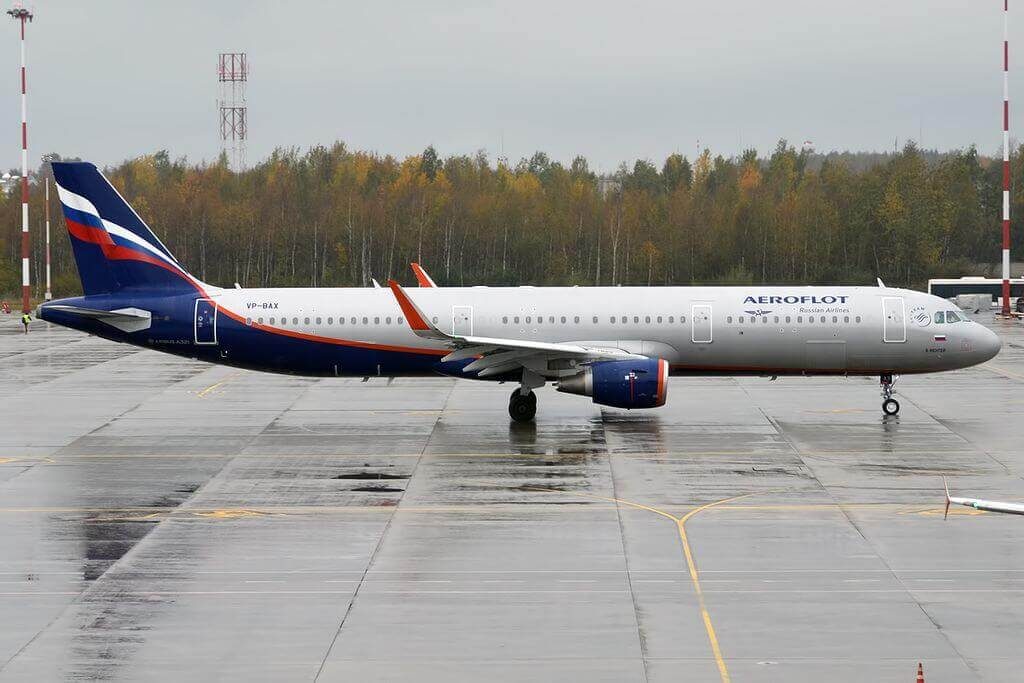 Aeroflot Airbus A321 211WL VP BAX S. Richter С. Рихтер at Pulkovo Airport