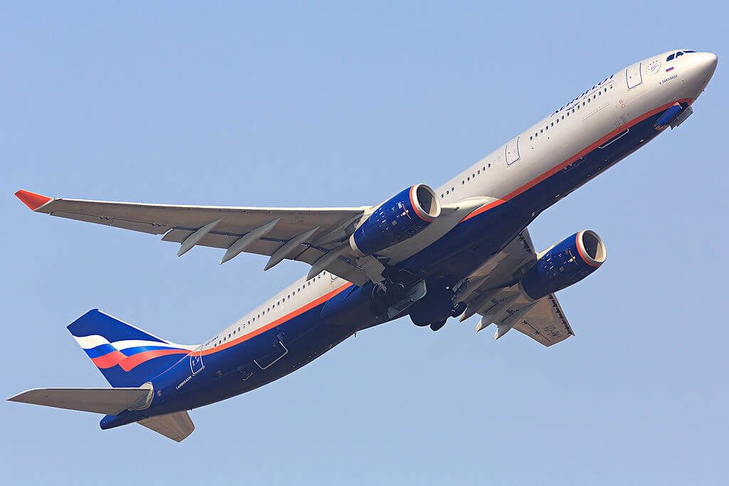 Aeroflot Airbus A330 343 VQ BMX A. Sakharov А. Сахаров