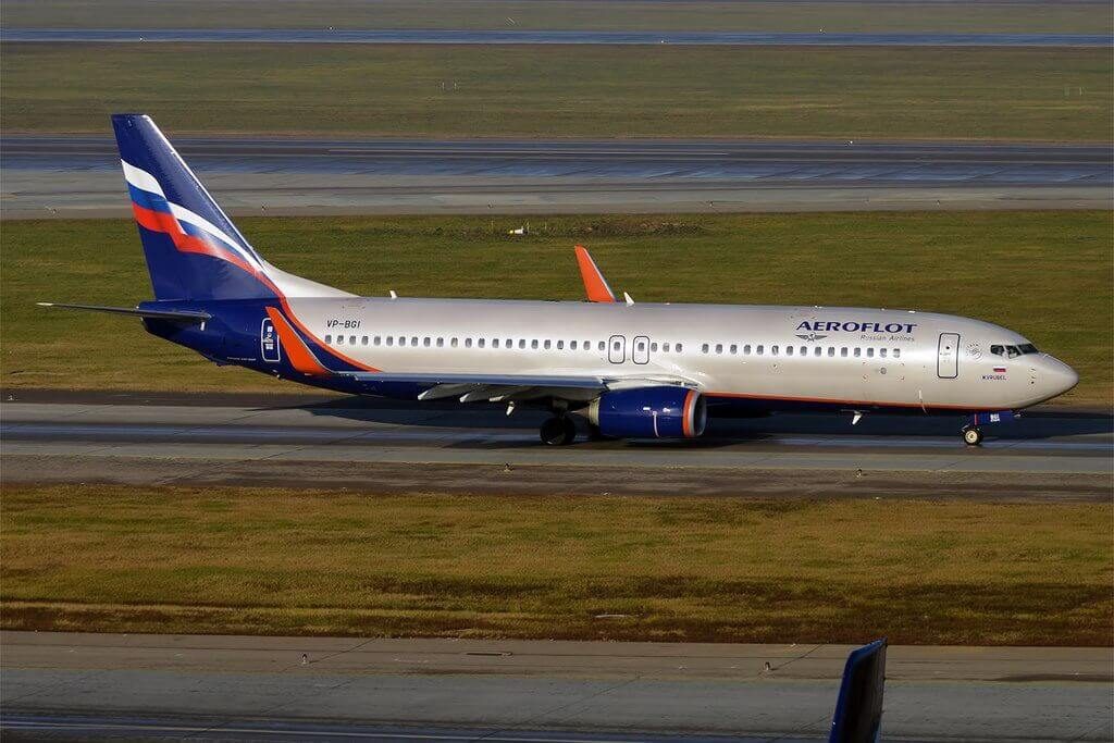 Aeroflot Boeing 737 8LJWL VP BGI M. Vrubel М. Врубель at Sheremetyevo International Airport