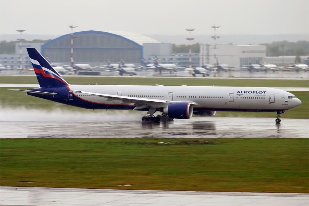 Aeroflot Boeing 777 3M0ER VP BPG A. Babadzhanyan А. Бабаджанян at Sheremetyevo International Airport
