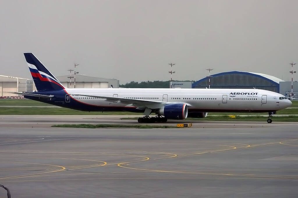 Aeroflot Boeing 777 3M0ER VQ BQC I. Bunin И. Бунин at Sheremetyevo International Airport