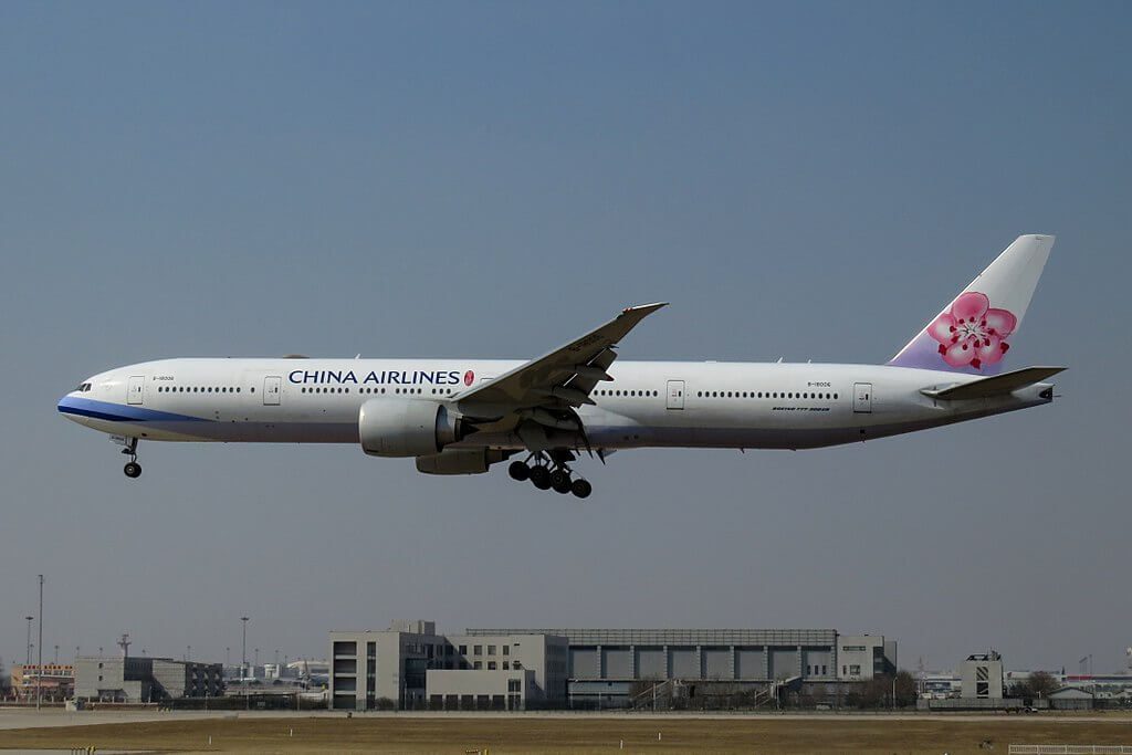 China Airlines Boeing 777 309ER B 18006 at Beijing Capital International Airport