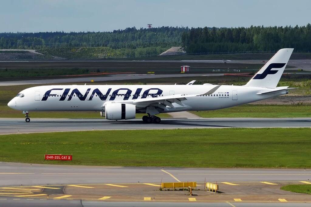 Finnair OH LWI Airbus A350 941 at Helsinki Vantaa Airport
