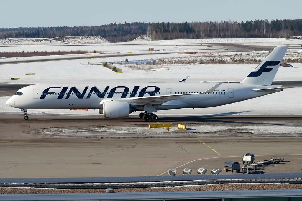 Finnair OH LWK Airbus A350 941 at Helsinki Vantaa Airport