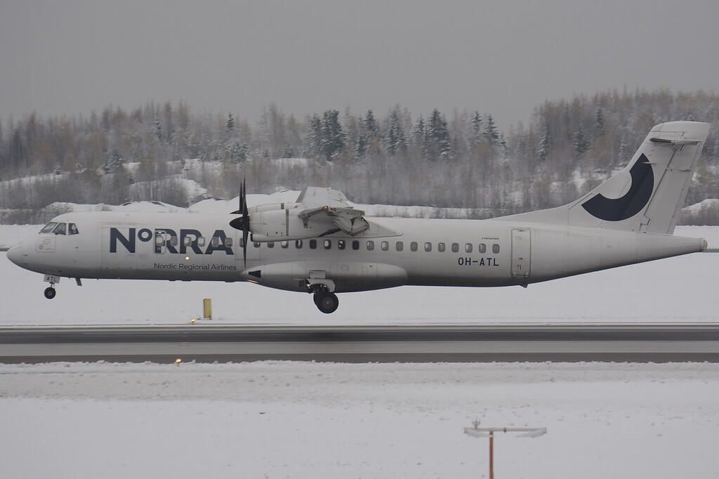OH ATL Nordic Regional Airlines NORRA Finnair ATR 72 500