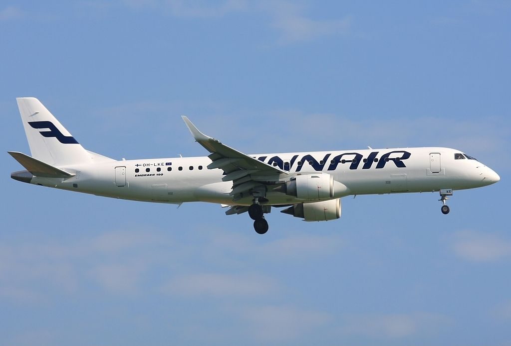 OH LKE Embraer 190 Finnair at Munich Airport