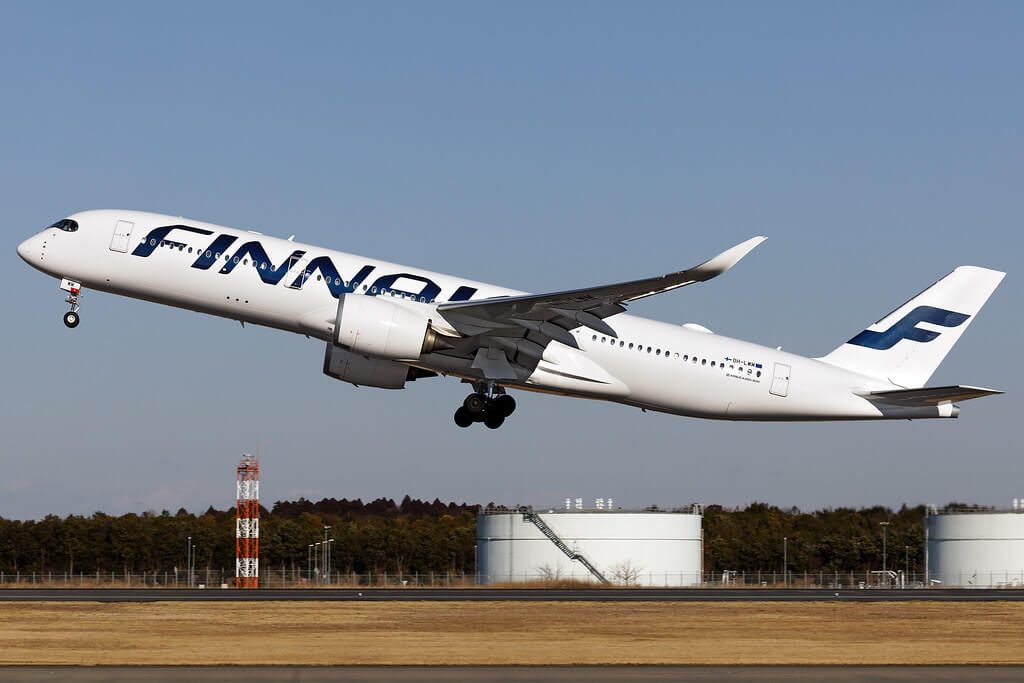 OH LWM Airbus A350 941XWB Finnair RJAA Narita Airport
