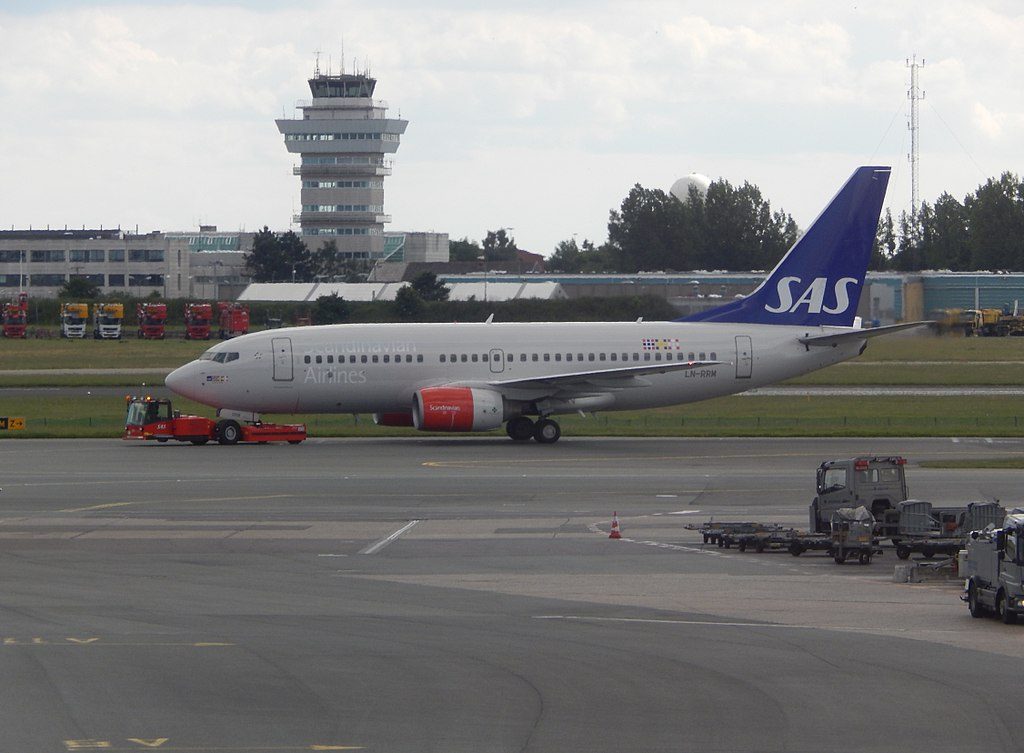 Scandinavian Airlines SAS Boeing 737 783 LN RRM Erland Viking at Oslo Airport