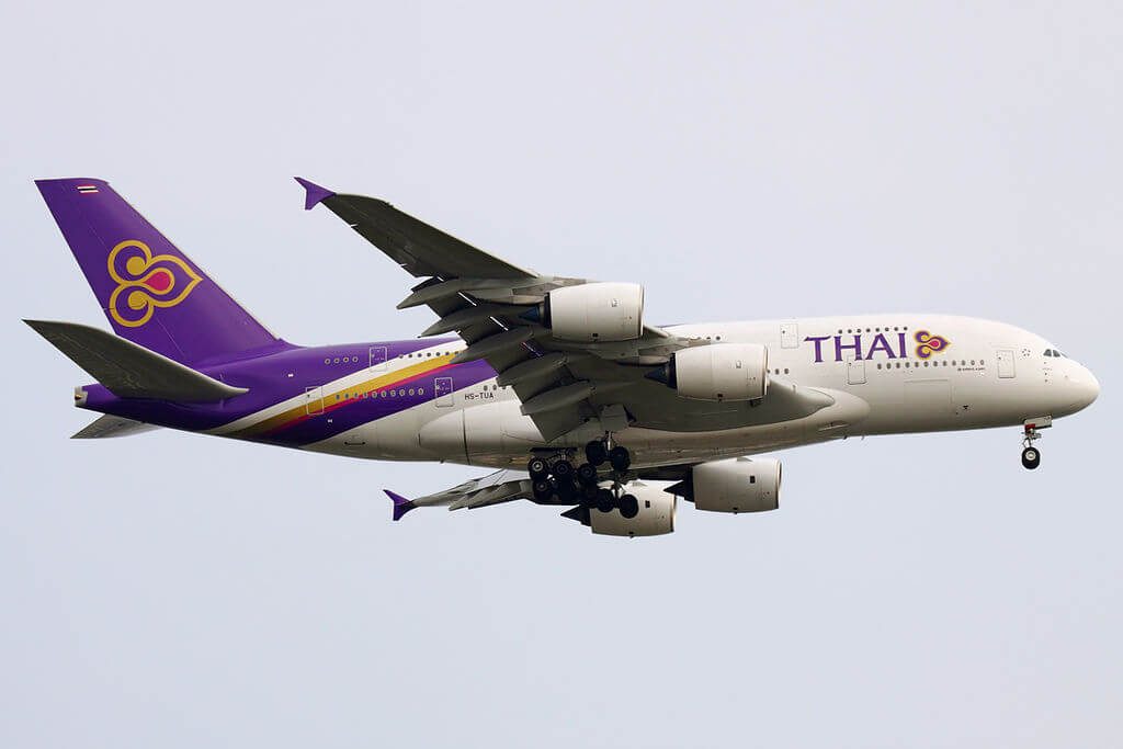 THAI Airways Airbus A380 841 HS TUA Si Rattana ศรีรัตนะ at Suvarnabhumi International Airport