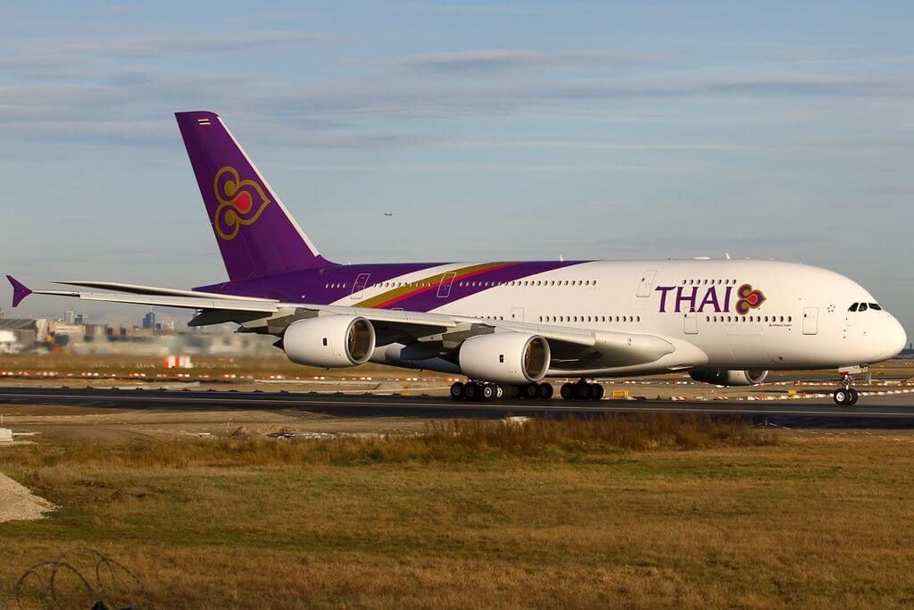 THAI Airways Airbus A380 841 HS TUC Chaiya ไชยา at Frankfurt Airport
