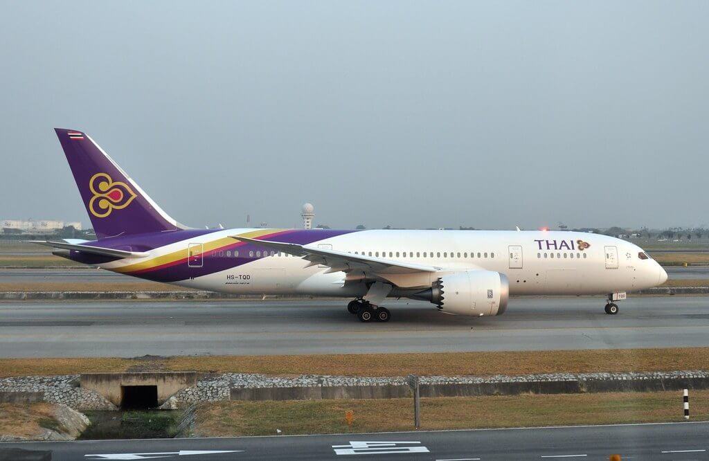 THAI Airways Boeing 787 8 Dreamliner HS TQD Wapi Pathum วาปีปทุม