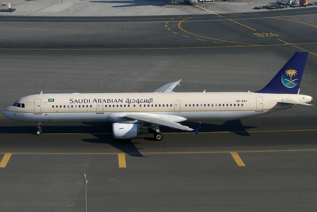 Airbus A321 211 HZ ASJ Saudi Arabian Airlines