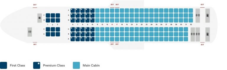 Seating Chart For Alaska Airlines