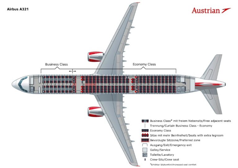 Austrian Airlines Fleet Airbus A321 Details and Pictures