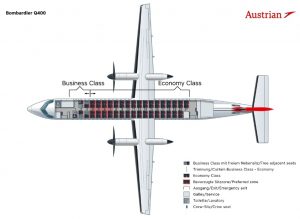Bombardier Q400 Austrian Airlines "Pfiat Di, Dash!" – OE-LGI "Eisenstadt" – Herpa 1:500 (Neuf)