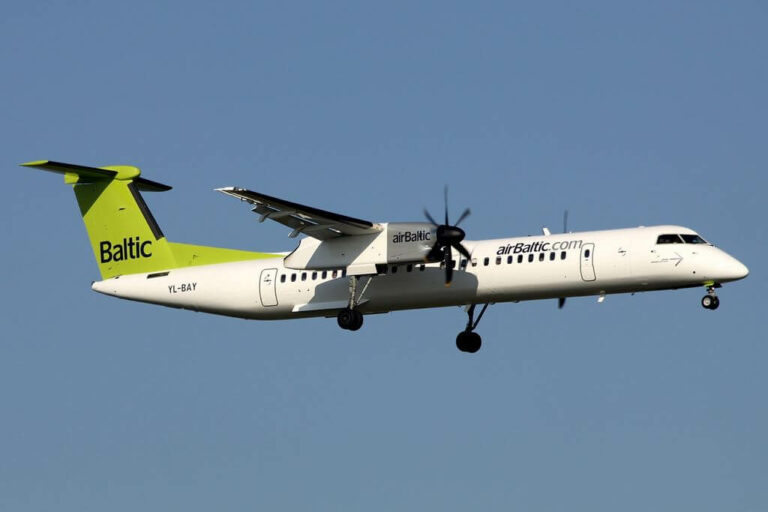 airBaltic Fleet Bombardier Dash 8 Q400 Details and Pictures