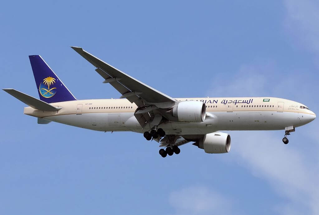 Boeing 777 Saudi Airlines