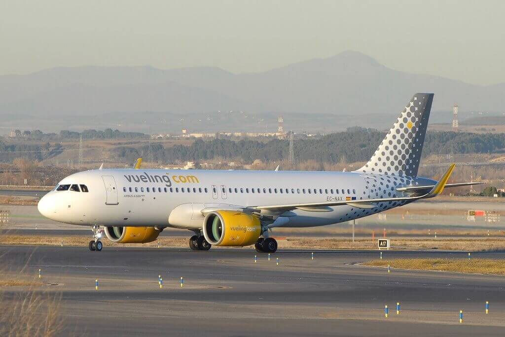 Vueling Airlines Airbus A320 271N EC NAX at Madrid Barajas Airport