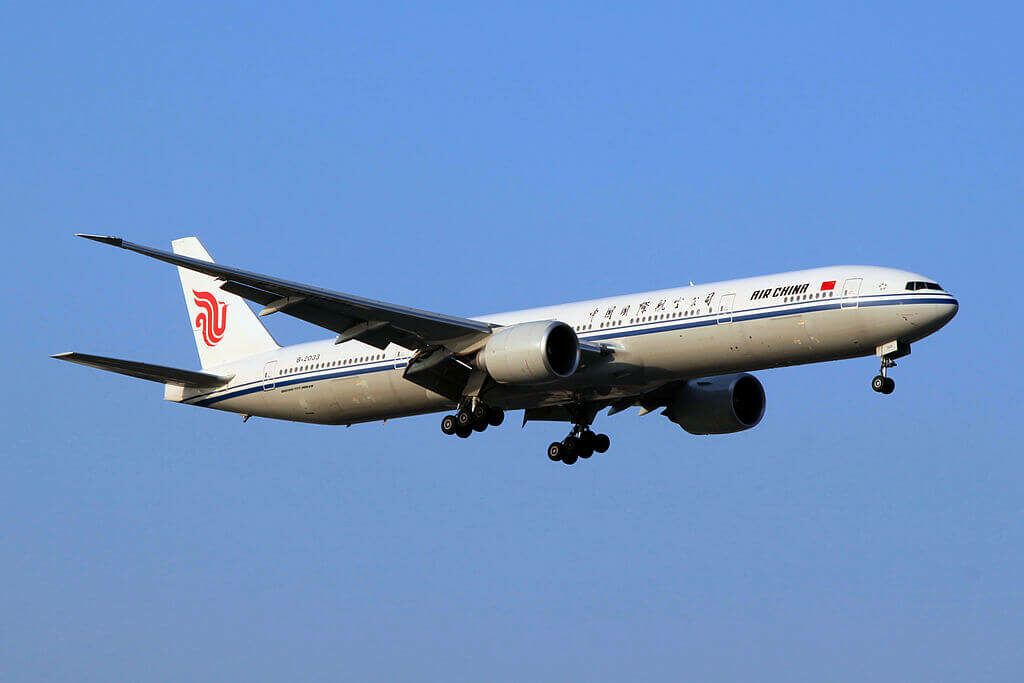 Air China Boeing 777 39LER B 2033 at Shanghai Hongqiao International Airport
