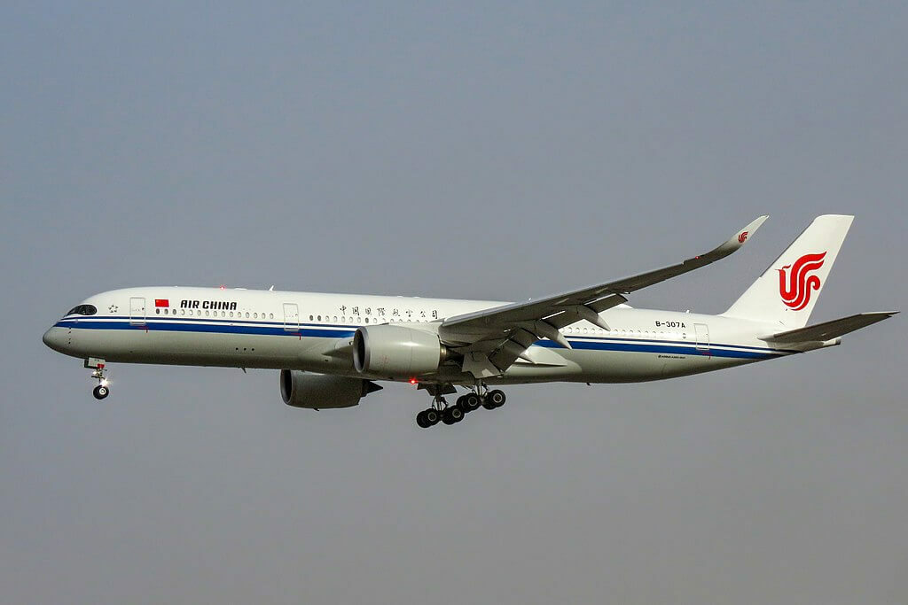 Airbus A350 941 B 307A Air China at Beijing Capital International Airport