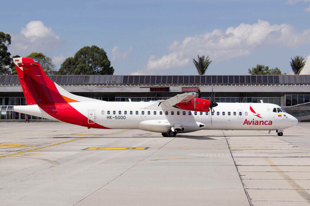 Avianca ATR 72 600 72 212A HK 5000 at El Dorado International Airport
