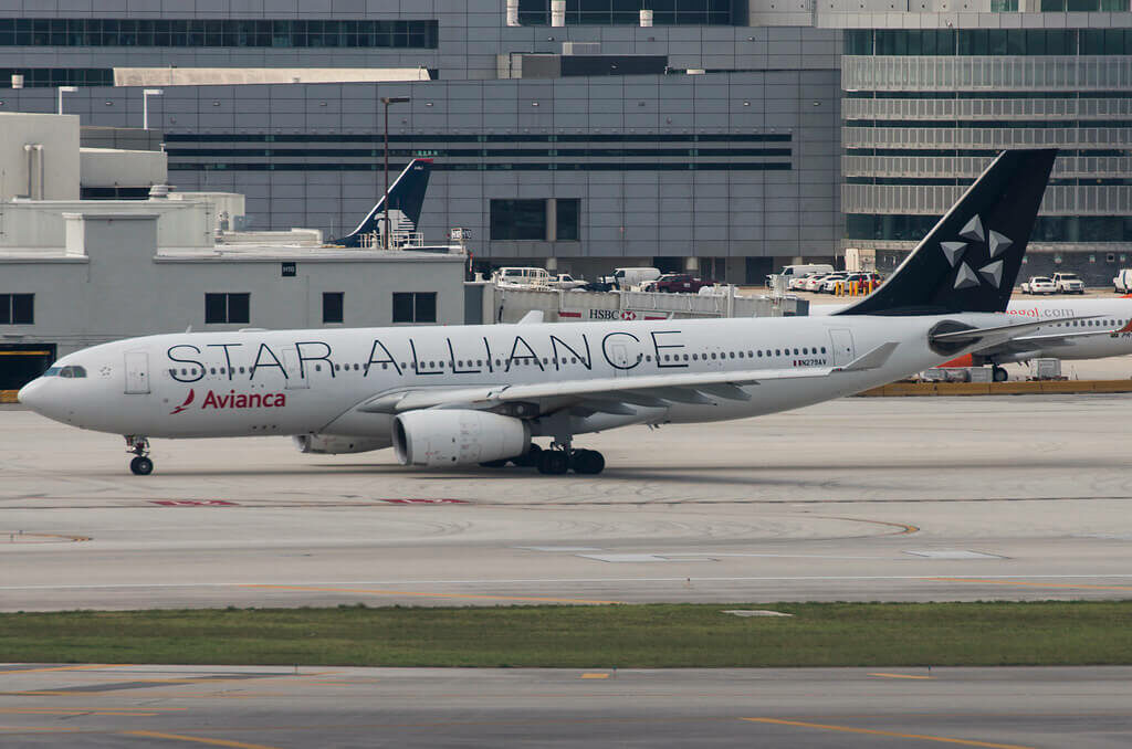 Avianca Airbus A330 243 N279AV Star Alliance Livery at Miami International Airport