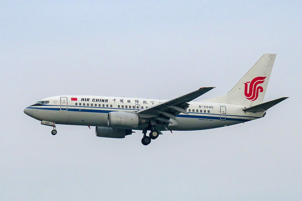 B 5045 Boeing 737 79L Air China at Beijing Capital International Airport