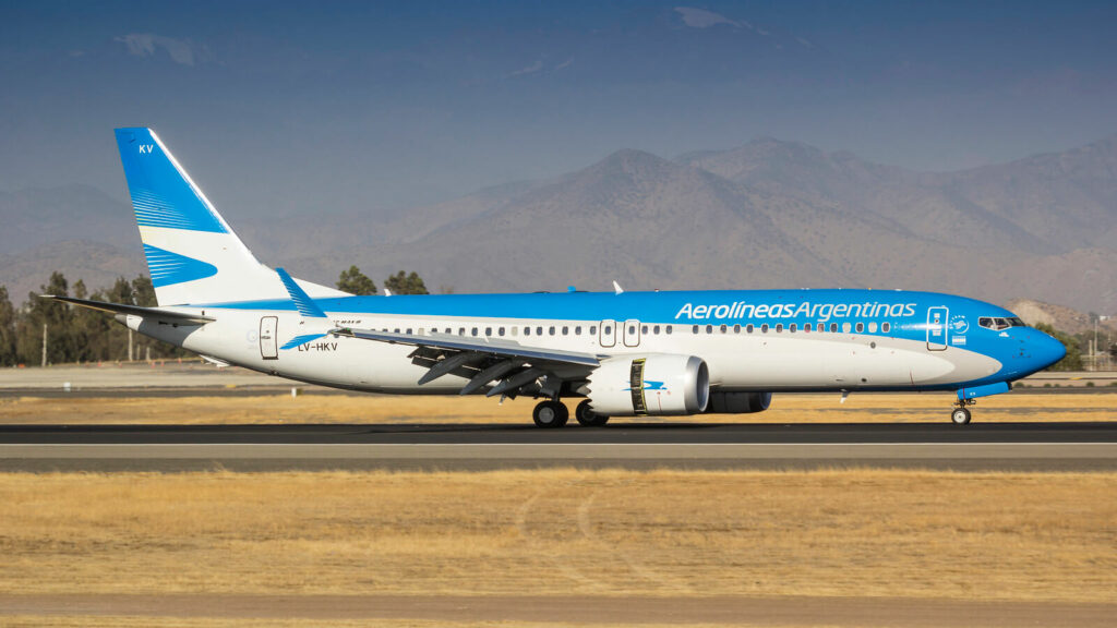 Boeing 737 8 MAX LV HKV Aerolíneas Argentinas
