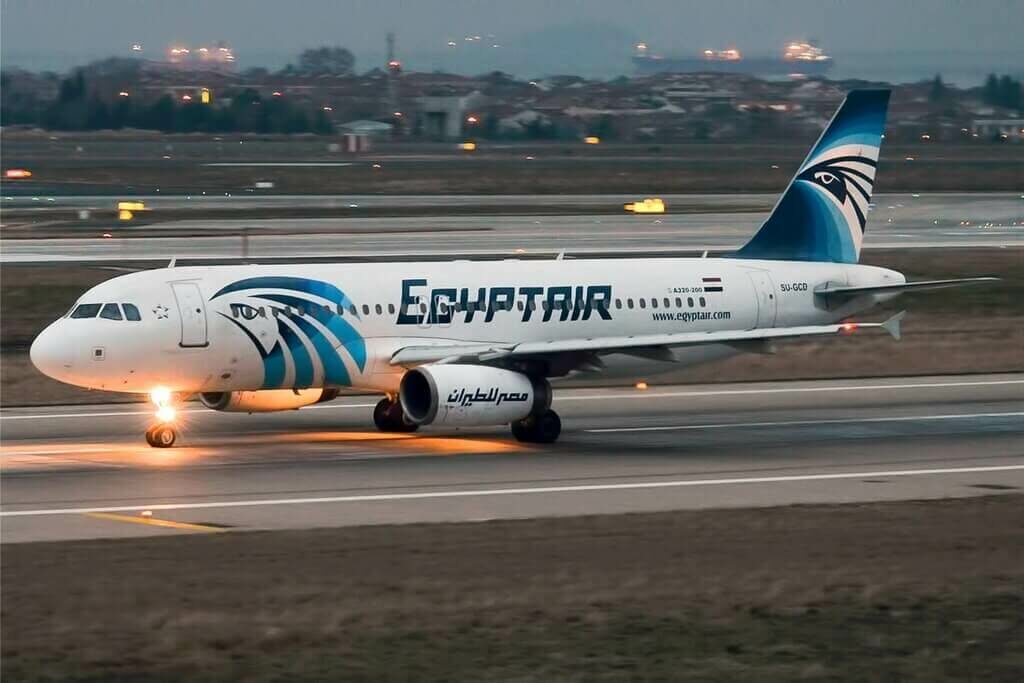 EgyptAir SU GCD Airbus A320 232 at Istanbul Atatürk Airport