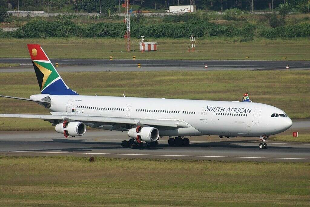 SAA South African Airways ZS SXC Airbus A340 313 at São Paulo Guarulhos International Airport