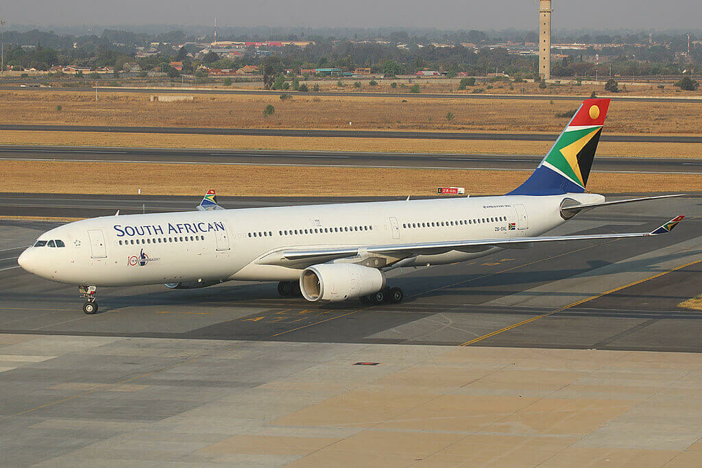 SAA South African Airways ZS SXL Airbus A330 343 at O.R. Tambo International Airport
