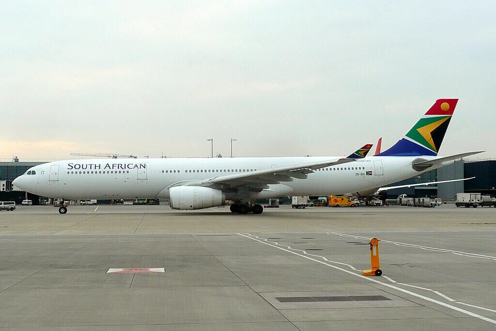 SAA ZS SXI Airbus A330 343 South African Airways at London Heathrow Airport